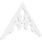 Ekena Millwork Pitch Vienna Architectural Grade PVC Gable Pediment, 48"W x 28"H x 1"P (14/12) GPP048X028X100VIE - alternate 1